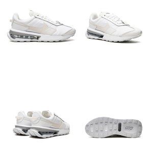Gently-Loved Nike Air Max Pre-Day Sneakers in White, Size 7.5M